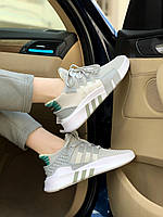 Сірі унісекс кросівки літні білі Adidas Adidas EQT grey. Стильні кроси хлопцю та дівчині Адідас Еквіпмент, фото 11