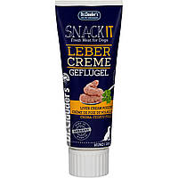 Крем-снек с печенью и домашней птицей для собак Dr.Clauder's Snack IT Liver Cream Poultry for dogs 75 г