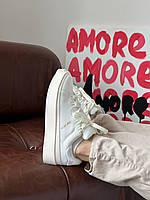 Літні кросівки жіночі білі Adidas Stan Smith Bonega White. Взуття жіноче біле на літо Адідас Стен Сміт, фото 9