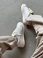 Літні кросівки жіночі білі Adidas Stan Smith Bonega White. Взуття жіноче біле на літо Адідас Стен Сміт, фото 6