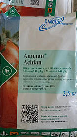 Фунгіцид Ацидан 2,5кг для винограду, картоплі, томатів (металаксил + манкоцеб) від мільдью, плямистостей, фітофторозу