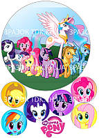 Літл поні 006 друк на вафельному папері