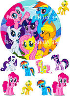 Литл пони 002 друк на вафельному папері