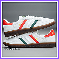 Кроссовки мужские Adidas Spezial white / кеды Адидас Специал белые