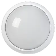 Светильник LED ДПО 3010Д 8Вт 4500K IP54 круг белый пластик с ДД IEK