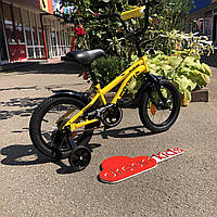 Велосипед детский двухколесный 14 дюймов Y14214-1 Shark, желтый