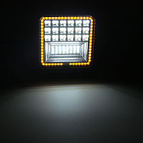 Світлодіодна LED-фара робоча 126W Ангельське око, фото 4