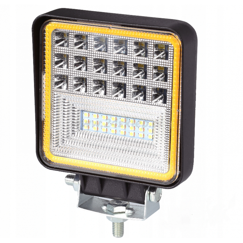 Світлодіодна LED-фара робоча 126W Ангельське око