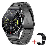 Смарт часы Lige QW33 Bluetooth звонки, тонометр, пульсоксиметр, 2 ремешка