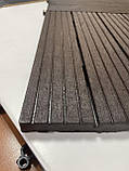 Декоративне покриття для підлоги Cosmopolitan, рифлене, 30х30см, коричневий, уп.6 шт., фото 2