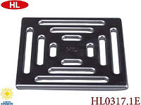 HL0317.1E Решітка для зливних отворів із неіржавкої сталі 138х138мм