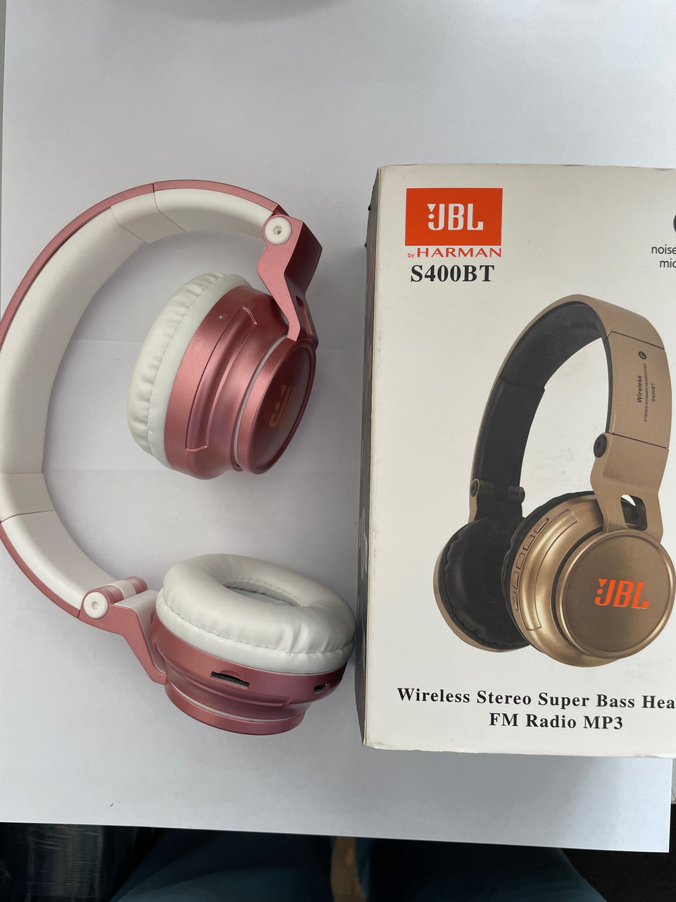 Навушники з мікрофоном JBL-S400 silver, Bluetooth