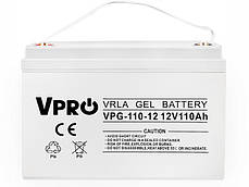 Акумулятор Volt Polska 6AKXDEEP10 VRLA GEL VPRO 110Ah 12V, фото 3