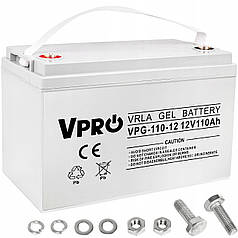 Акумулятор Volt Polska 6AKXDEEP10 VRLA GEL VPRO 110Ah 12V