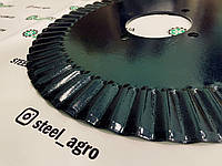 Диск хвилястий (турбодиск)   D=406 мм, 50хвиль.Грейт Плейнс (Bellota) I9 4 1990-16.R102., фото 3