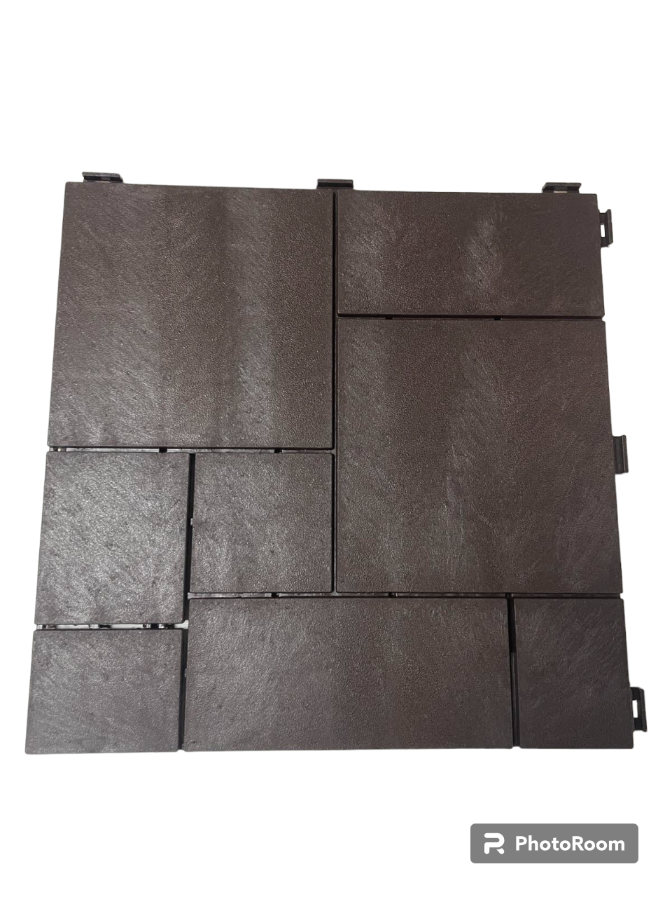 Модульні покриття для підлоги Cosmopolitan, рифлене, 30х30 см, сірий, уп.6 шт.
