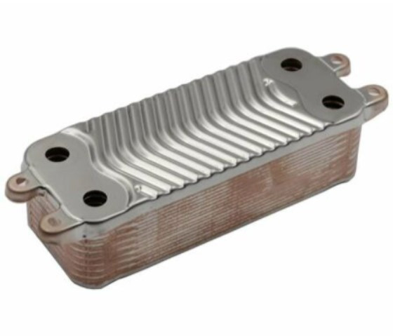 Теплообмінник ГВП Vaillant TurboTec, AtmoTec, EcoTec, EcoCompact 20-28 кВт, Protherm 19 пластин (0020038572)