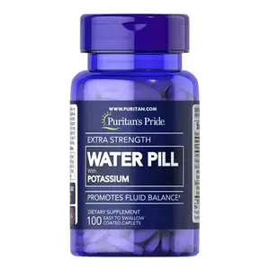 Для регулювання водного балансу Puritan’s Pride Water Pill with Potassium 60 таб.