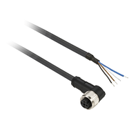Разъем (коннектор) M8 4-pin, угловой, 5m PUR-кабель, XZCP1041L5 Telemecanique Sensors