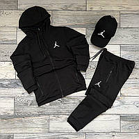 Спортивний костюм чоловічий Air Jordan | демісезонний весняний осінній Аїр Джордан | Чорний