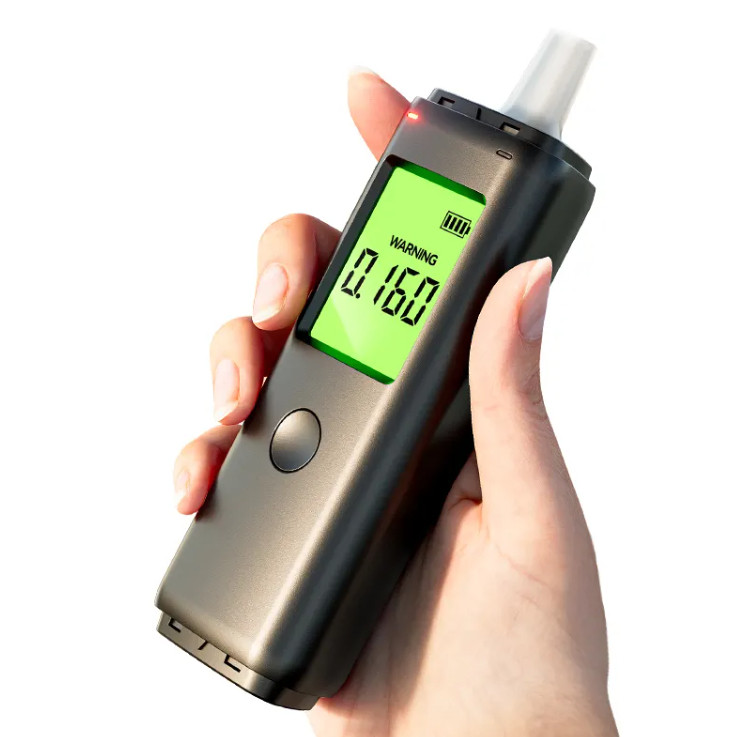 Алкотестер підвищеної точності 2в1 Inspire PRO з акумулятором USB / Цифровий компактний, професійний Драгер, фото 1