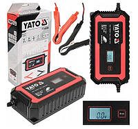 Зарядное Устройство (12 В) LCD Для Автоаккумулятора YATO YT-83000