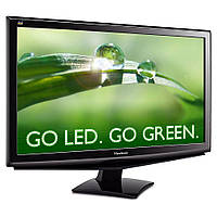 Монитор 22" FullHD 1920*1080 TN ViewSonic VA2248-LED LED VGA DVI чёрный бу с кабелями