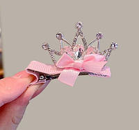 Заколка для волос/заколка-корона/Красивая мини корона в виде заколки