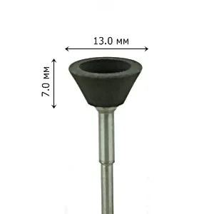 Камінь для обробки цирконію та кераміки середній (чорний) 13,0/7,0 мм  DuCoBur  DX008