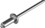 RF-Заклепка 4,0х12 Al/Al пл /6,5-8,5 ISO 1,02kN