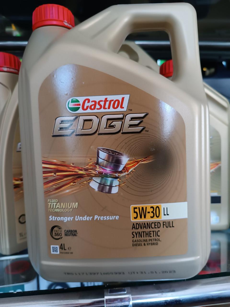 Синтетична олива CASTROL EDGE 5W-30 LL 4 л оригінал! Увага - Нова каністра!