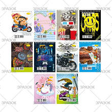 Блокнот А-7 36арк. спіраль Апельсин АП-1714