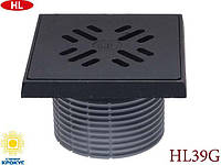 HL39G Решітка d110 мм/чужунний каркас 150х150 мм/137х137 мм, чавун