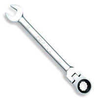 Ключ рожково накидной трещоточный с шарниром 19 мм Toptul 160938