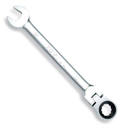 Ключ із тріскачкою та шарніром комбінований 16 мм Toptul 160948