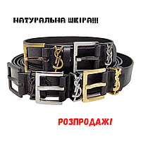 Ремень женский YSL 35MM Женские ремни и пояса натуральная кожа брендовые Кожаные ремни женские 3 см cvb