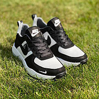 Кроссовки кожаные Nike Air чорно белые