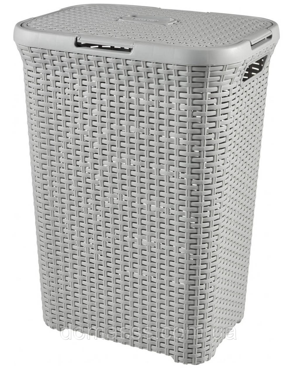 Корзина для белья «Natural Style» 60L світло сірий (00707)