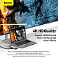 Хаб Baseus 5в1 Type-C to (3*USB3.0 + 4K HD + Type-C) Metal Gleam, фото 5