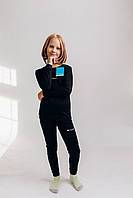 Детское термобелье Columbia микродайвинг с начесом на зрост 134 см Черный