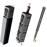 Викрутка прецизійна з 43 бітами, лопаткою та пінцетом, фото 2