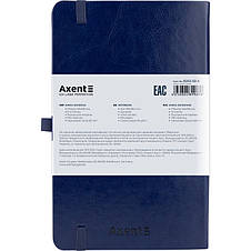 Блокнот 125x195 Axent Partner Lux 96арк. 8202-02-A # синій, фото 3