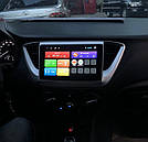 Штатна магнітола андроїд Hyundai Accent 2017-19, Автомагнітола 2 дин 2/32, штатний головний пристрій, фото 5