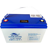 Акумулятор Dbsolar LifePo4 (літій-залізо-фосфат) 12.8V 100Ah РК-дисплеєм 7000 циклів