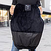 Пуховики чоловічі зимові великого розміру 48-66 чорний, фото 8