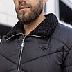 Пуховики чоловічі зимові великого розміру 48-66 чорний, фото 6