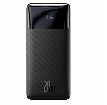 Зовнішній акумулятор Power Bank Baseus Bipow 30000mAh, 2xUSB, USB-C, 20W чорний, фото 2