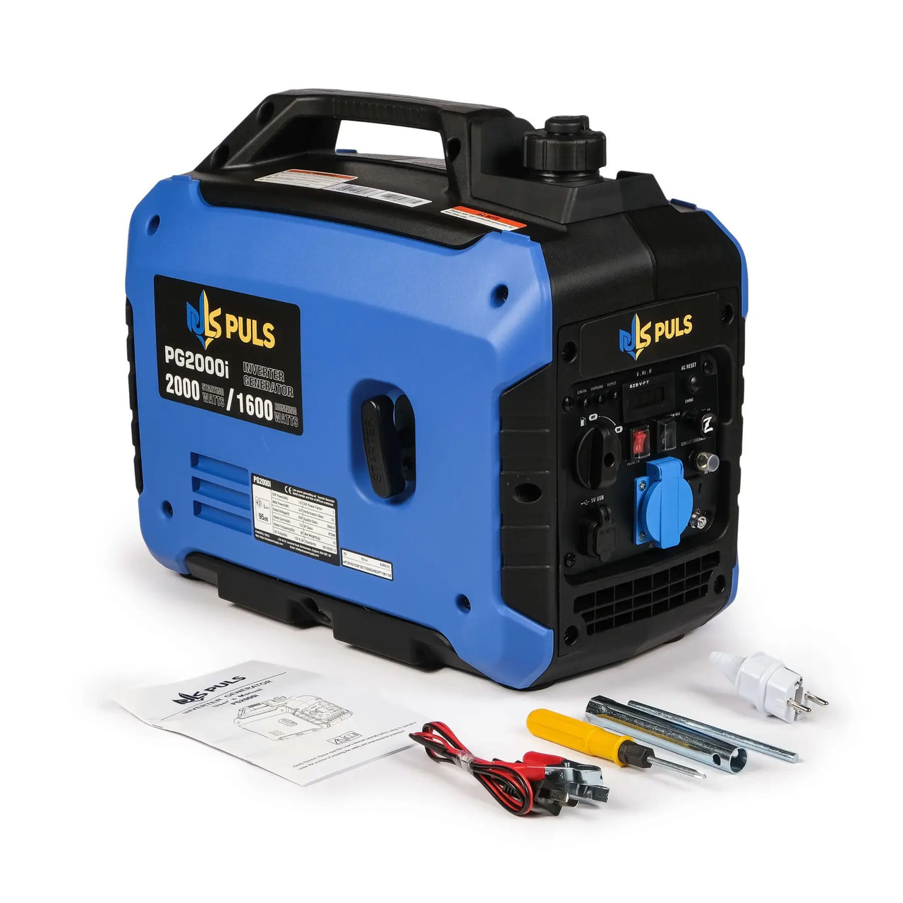 Інверторний генератор PULS PG2000i [1.6кВт - 2.0кВт / низький рівень шуму / легкий], фото 1