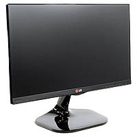 Монитор 22" FullHD 1920*1080 IPS LG 22MP65HQ LED безрам. VGA HDMI внеш.БП чёрный бу с кабелями