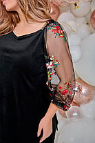 Сукня коротка велюр, фото 4